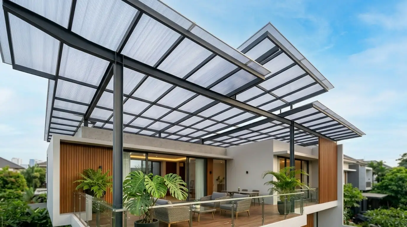 Atap Polycarbonate Tahan Lama, Solusi Anti Pecah & Kuat
