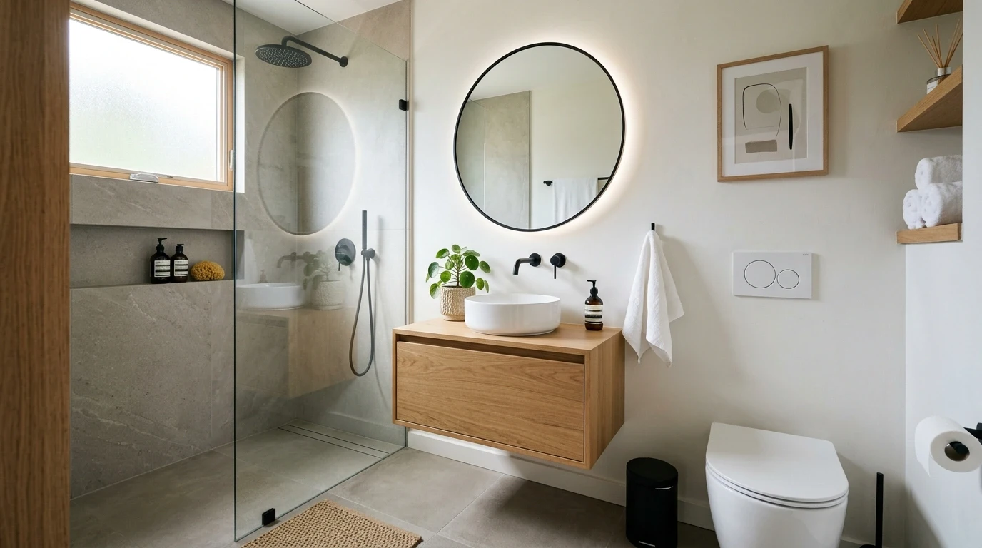 15 Kamar Mandi Minimalis Modern Ukuran Kecil Tapi Cantik - Arsitekita